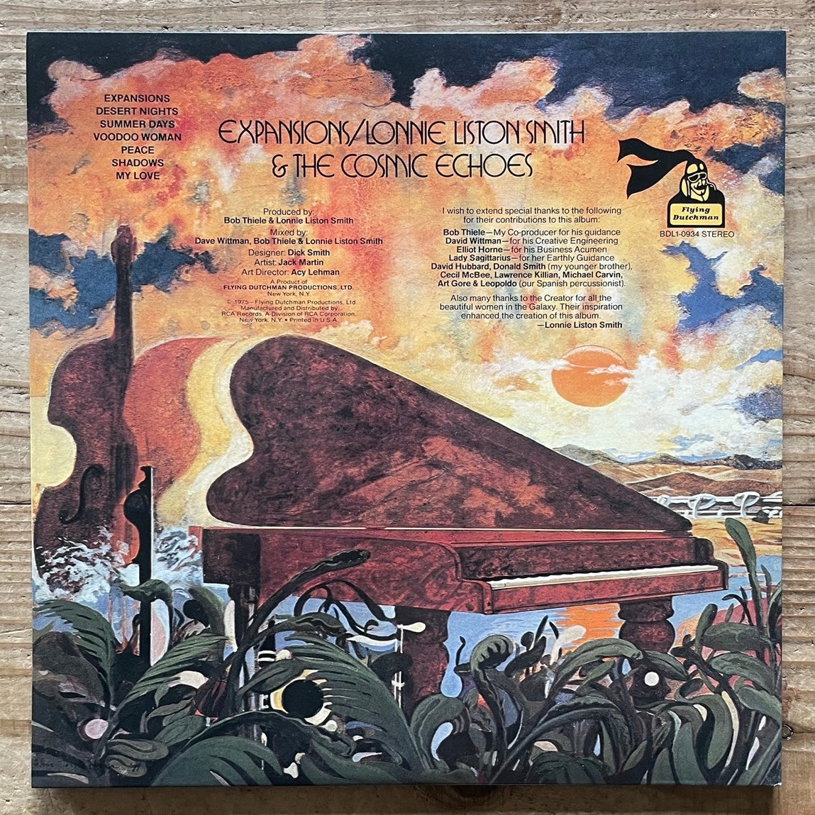 LONNIE LISTON SMITH & THE COSMIC ECHOES / EXPANSIONS - Japan Flying Dutchman LP NM BVJJ-2826 obi