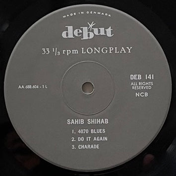 SAHIB SHIHAB / SAHIB'S JAZZ PARTY on Danish Debut - Japan 200g THLP-104 obi
