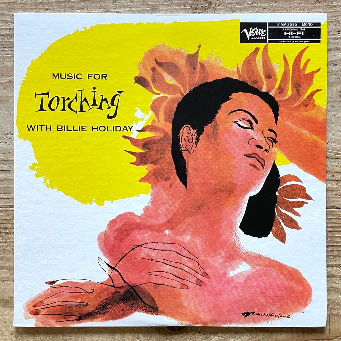 BILLIE HOLIDAY / MUSIC FOR TORCHING on Verve - Japan LP MV-2595