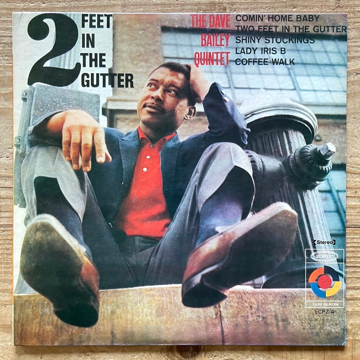 DAVE BAILEY QUINTET / TWO FEET IN THE GUTTER on Epic - Japan LP ECPZ-4