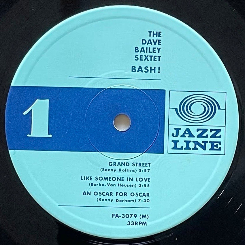 DAVE BAILEY SEXTET / BASH on Jazzline - Japan LP PA-3079