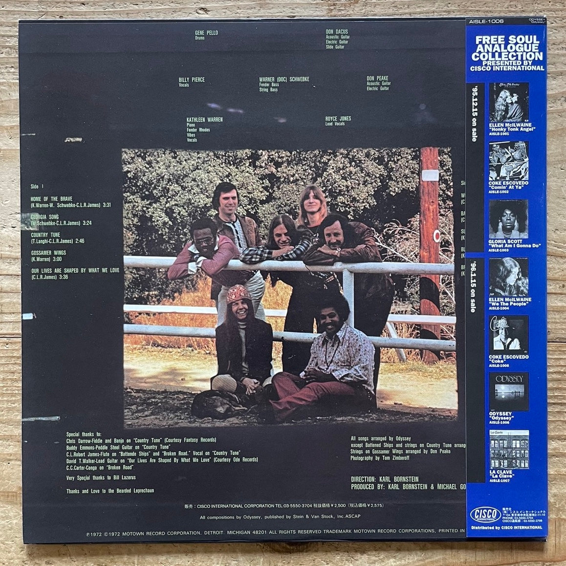 ODYSSEY on MoWest - Japan LP NM AISLE-1006 obi Soul Funk