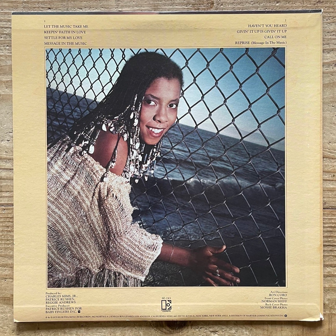 PATRICE RUSHEN / PIZZAZZ on Elektra - Japan Promo LP P-10765E Jazz Funk Soul