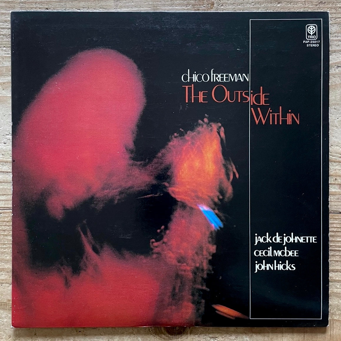 CHICO FREEMAN / THE OUTSIDE WITHIN on India Navigation - Japan LP PAP-25017