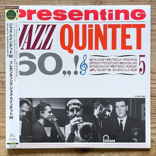 JAZZ QUINTET 60 / PRESENTING on Danish Fontana - Japan Heavy Vinyl reissue NM UCJU-9060 obi