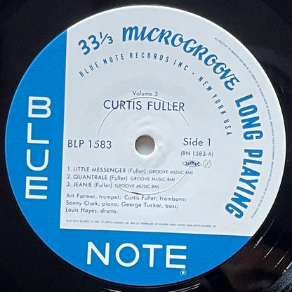 CURTIS FULLER / VOL.3 on Blue Note BLP 1583 - Japan MONO LP NM