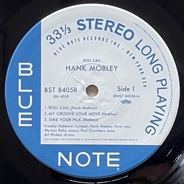 HANK MOBLEY / ROLL CALL on Blue Note - Japan LP NM BN4058