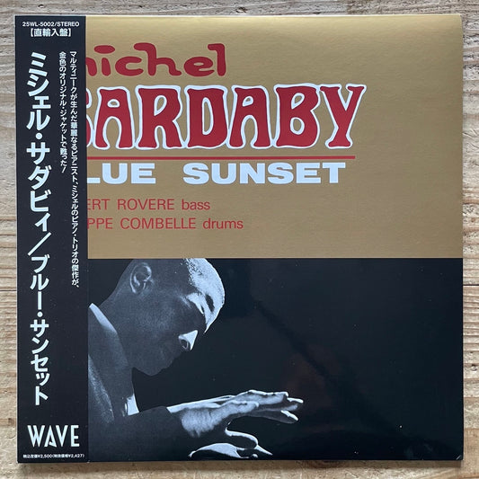 MICHEL SARDABY / BLUE SUNSET on French Debs - Japan LP NM 25WL-5002 obi