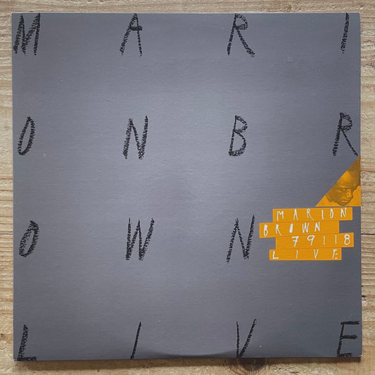 MARION BROWN / 79118 LIVE - Japan DIW Original LP DIW-1083