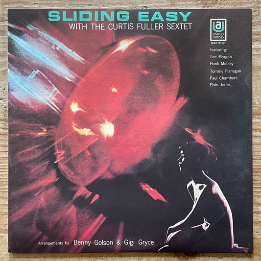 CURTIS FULLER SEXTET / SLIDING EASY on United Artists - Japan LP NM GXC-3141