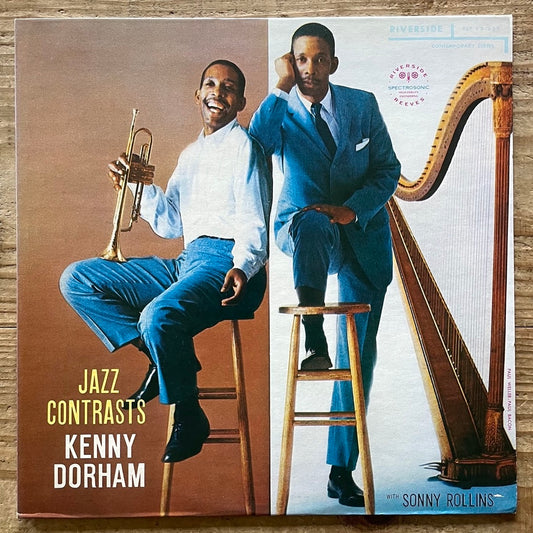 KENNY DORHAM with SONNY ROLLINS / JAZZ CONTRASTS on Riverside - Japan MONO LP SMJ-6075