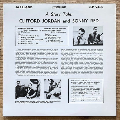 CLIFFORD JORDAN & SONNY RED / A STORY TALE on Jazzland - Japan LP NM WWLJ-7045