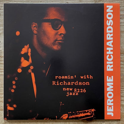 JEROME RICHARDSON / ROAMIN' WITH RICHARDSON on New Jazz - Japan LP NM WWLJ-7027 obi