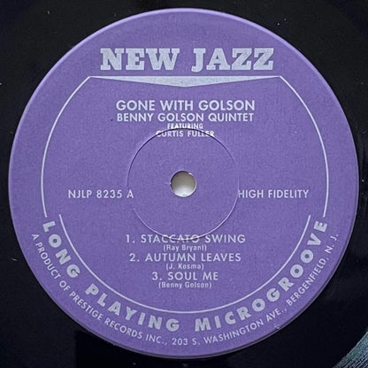 BENNY GOLSON / GONE WITH GOLSON on New Jazz - Japan MONO LP NM VIJJ-30032 obi