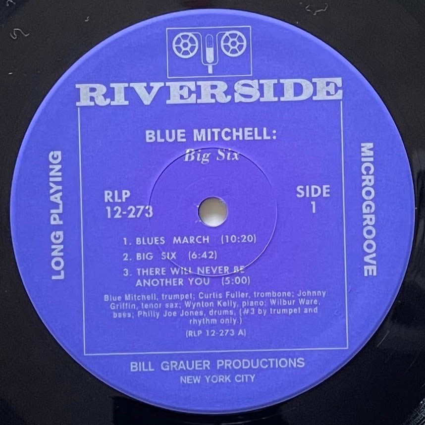 BLUE MITCHELL / BIG SIX on Riverside - Japan LP NM VIJJ-30037 obi