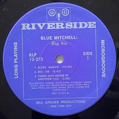 BLUE MITCHELL / BIG SIX on Riverside - Japan LP NM VIJJ-30037 obi