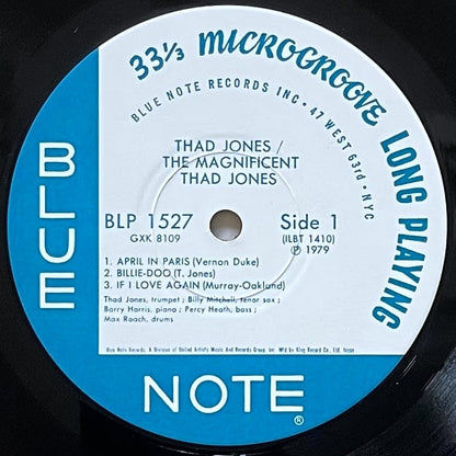 THAD JONES / THE MAGNIFICENT - Japan Blue Note King LP GXK-8109 obi