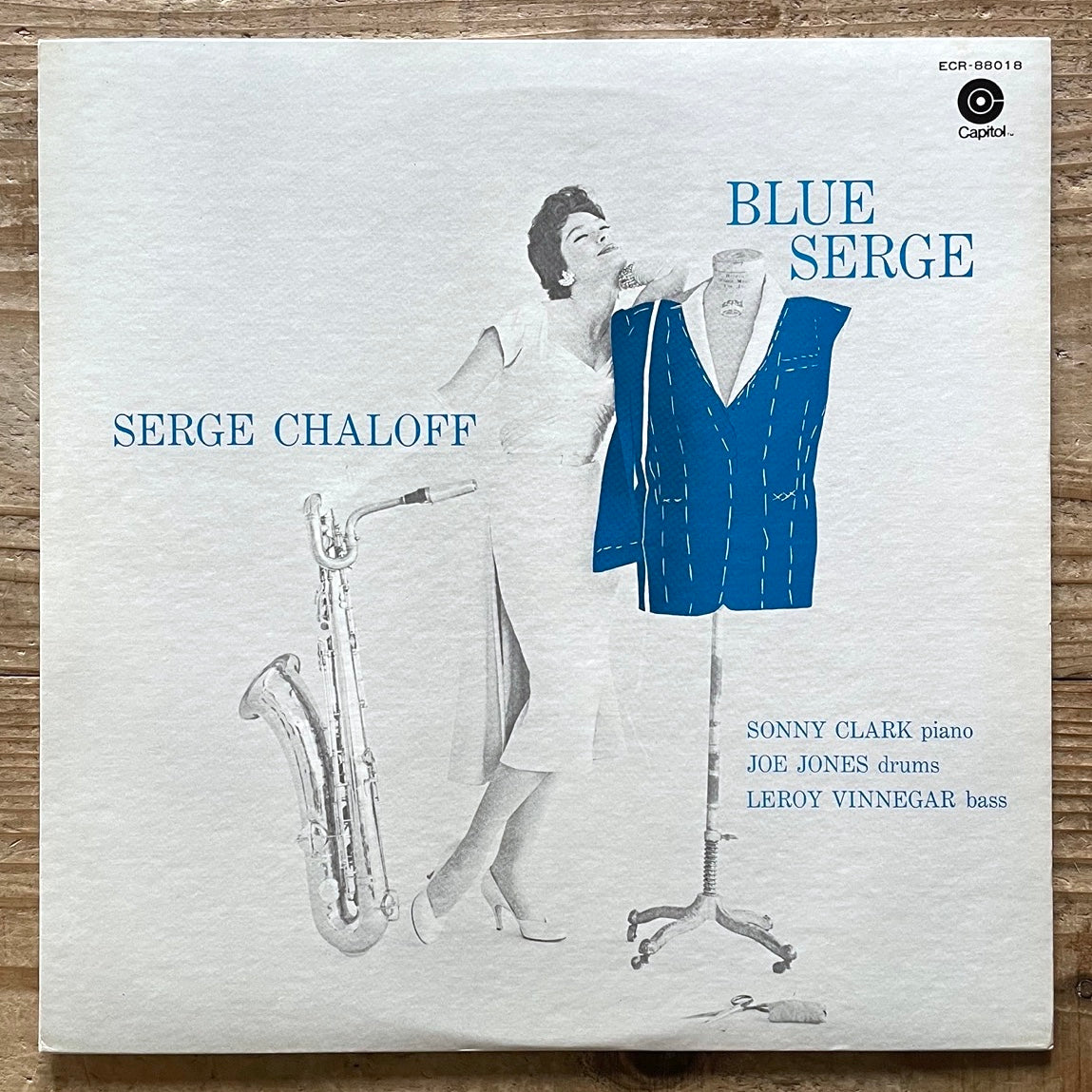 SERGE CHALOFF / BLUE SERGE on Capitol - Japan LP ECR-88018