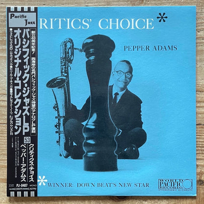 PEPPER ADAMS / CRITICS' CHOICE on World Pacific - Japan MONO LP NM PJ-0407 obi