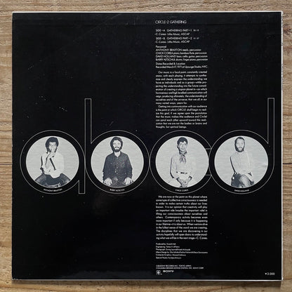 CHICK COREA - ATHONY BRAXTON / CIRCLE-2: GATHERING on CBS/SONY - Japan Original LP SOPL-20-XJ