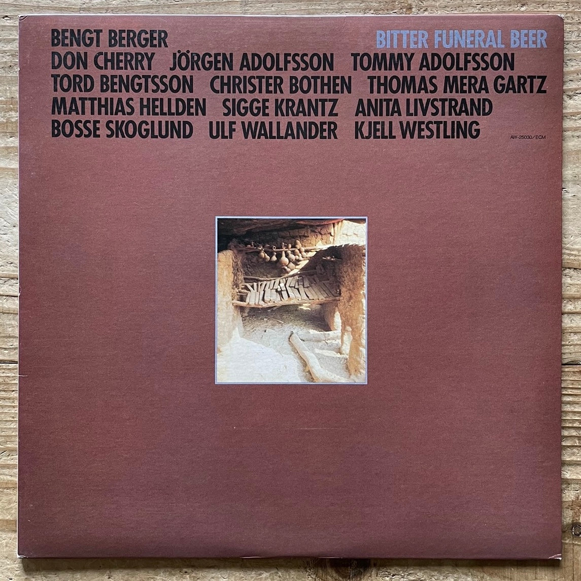 BENGT BERGER feat. DON CHERRY / BITTER FUNERAL BEER on German ECM - Japan LP AW-25030