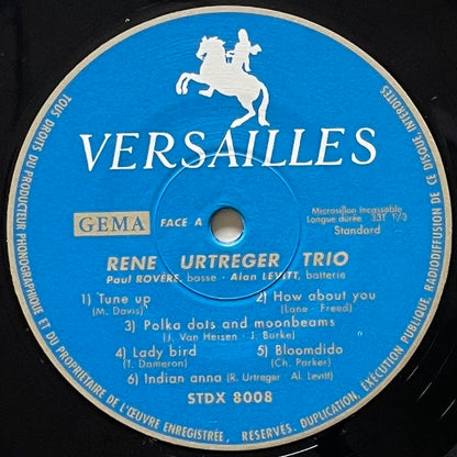 RENE URTREGER TRIO on French Versailles - Japan Heavy Vinyl reissue NM