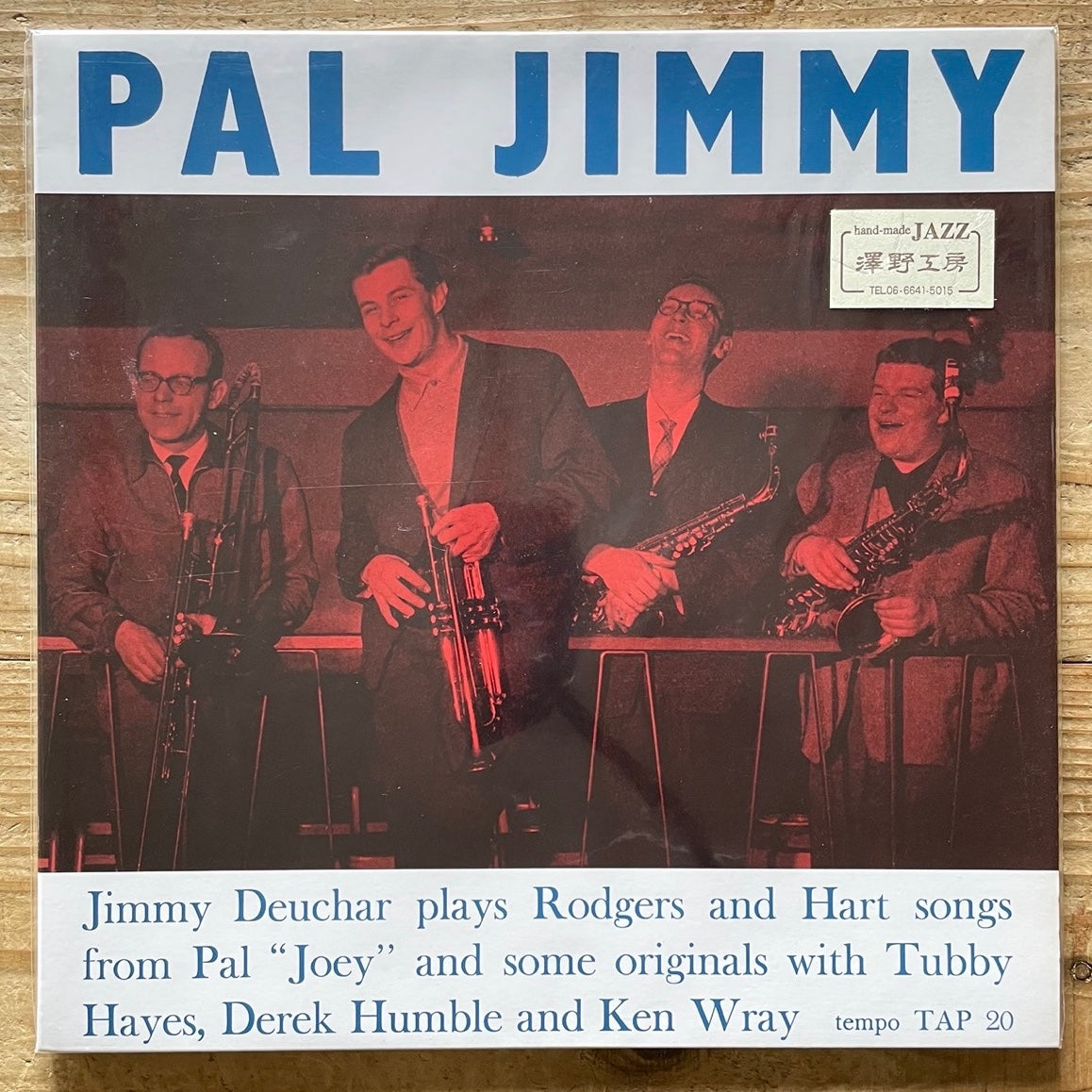 JIMMY DEUCHAR, TUBBY HAYES / PAL JIMMY on UK Tempo - Japan Heavy Vinyl reissue NM TAP 20