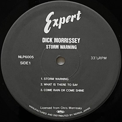 DICK MORRISSEY QUARTET / STORM WARNING on UK Mercury - Japan LP NM NLP6005 obi
