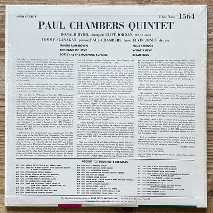PAUL CHAMBERS QUINTET on Blue Note - Japan Blue Note MONO LP NM BLP1564 obi
