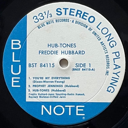 FREDDIE HUBBARD / HUB-TONES on Blue Note - 1972 US UA Stereo VAN GELDER BST-84115