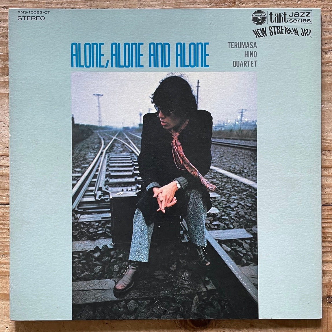 TERUMASA HINO QUARTET / ALONE, ALONE AND ALONE - Japan Columbia LP XMS-10023-CT