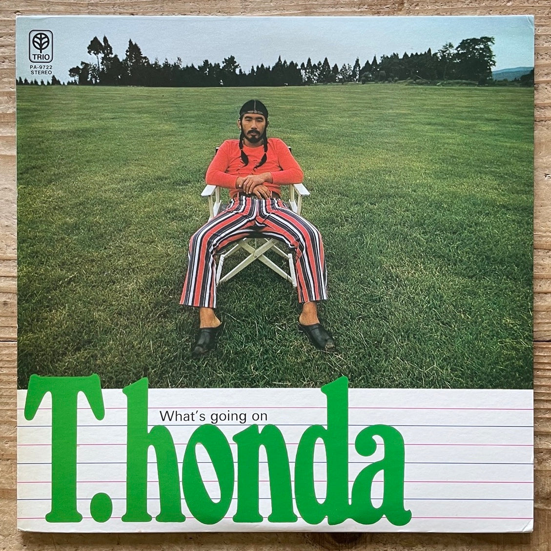 T. HONDA / WHAT'S GOING ON - Japan Trio NM LP PA-9722 Funk Soul Jazz