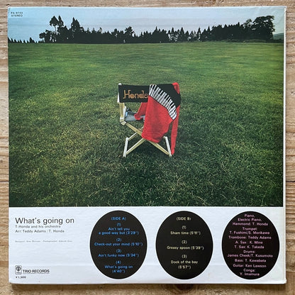 T. HONDA / WHAT'S GOING ON - Japan Trio NM LP PA-9722 Funk Soul Jazz