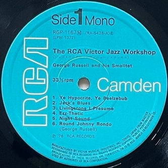 GEORGE RUSSELL / THE JAZZ WORKSHOP on RCA - Japan LP RGP-1167