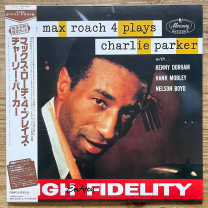 MAX ROACH 4 PLAYS CHARLIE PARKER on Mercury - Japan MONO LP NM DMJ-5026 obi