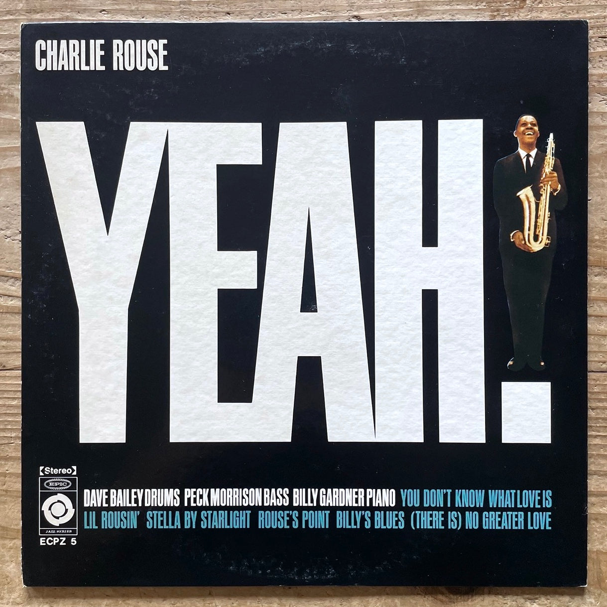 CHARLIE ROUSE / YEAH! on Epic - Japan LP ECPZ-5