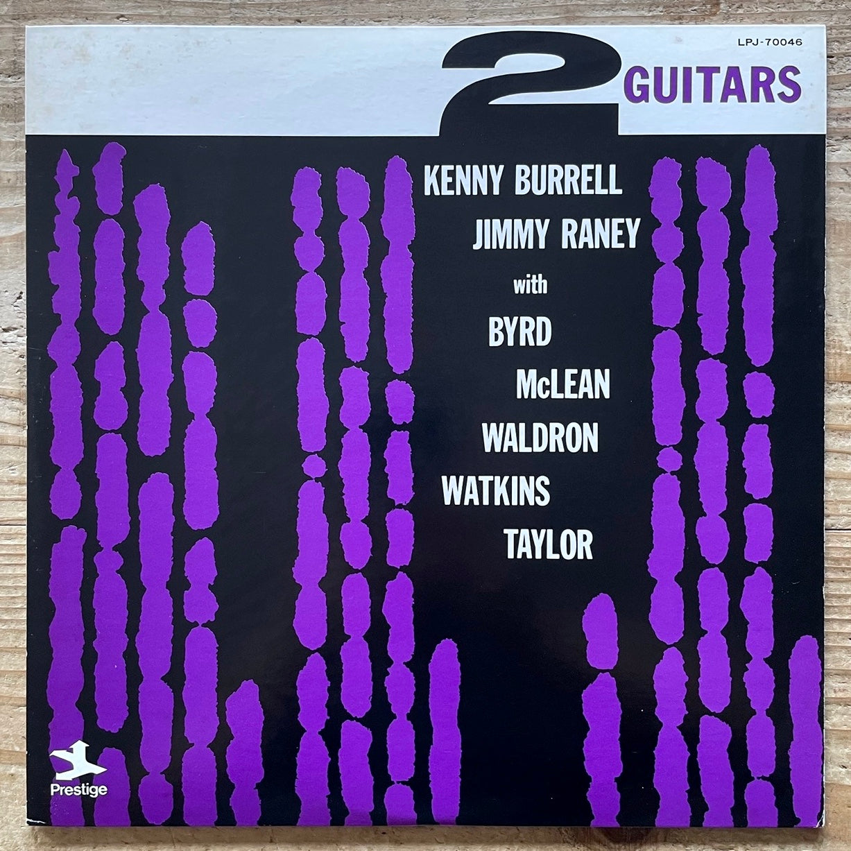 KENNY BURRELL - JIMMY RANEY / TWO GUITARS on Prestige - Japan LP LPJ-70046