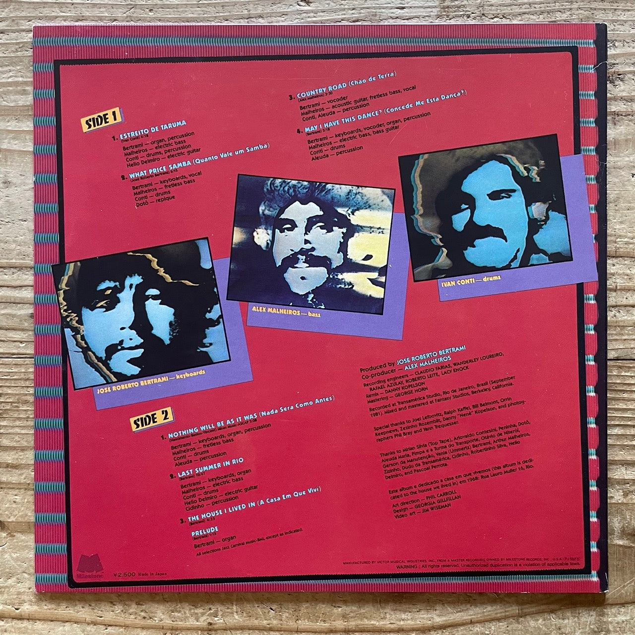AZYMUTH / TELECOMMUNICATION on Milestone - Japan PROMO LP NM VIJ-6379