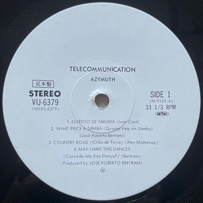 AZYMUTH / TELECOMMUNICATION on Milestone - Japan PROMO LP NM VIJ-6379