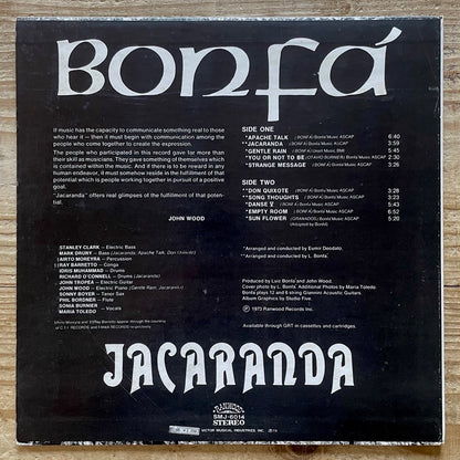 LUZ BONFA / JACARANDA on Ranwood - Japan LP SMJ-6014 Jazz Funk