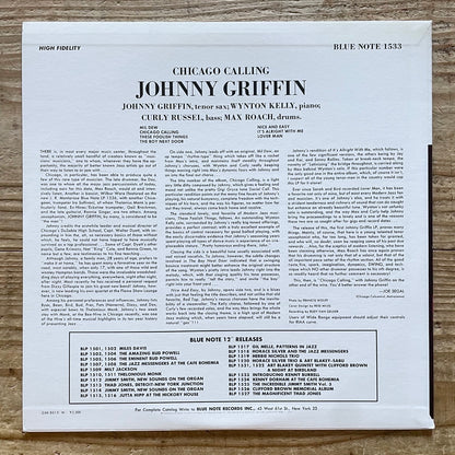 JOHNNY GRIFFIN / INTRODUCING on Blue Note - Japan King LP NM GXK-8015