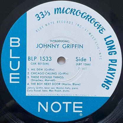JOHNNY GRIFFIN / INTRODUCING on Blue Note - Japan King LP NM GXK-8015