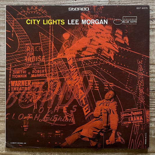 LEE MORGAN / CITY LIGHTS - US BLUE NOTE UA STEREO LP BST-81575