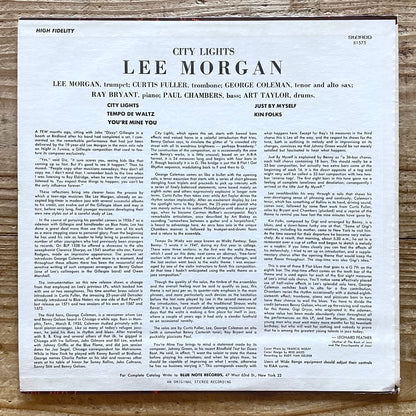 LEE MORGAN / CITY LIGHTS - US BLUE NOTE UA STEREO LP BST-81575