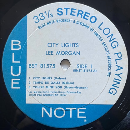 LEE MORGAN / CITY LIGHTS - US BLUE NOTE UA STEREO LP BST-81575