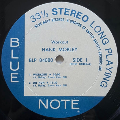 HANK MOBLEY / WORKOUT - US BLUE NOTE UA STEREO LP BST-84080