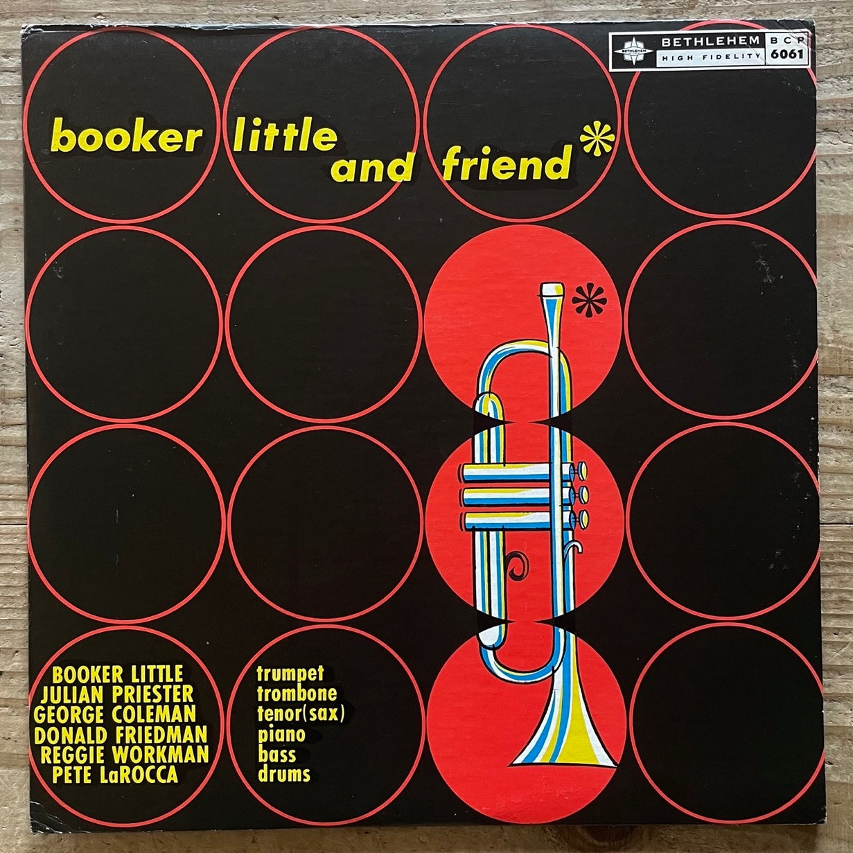 BOOKER LITTLE AND FRIEND on Bethlehem 1969 US 2nd Press