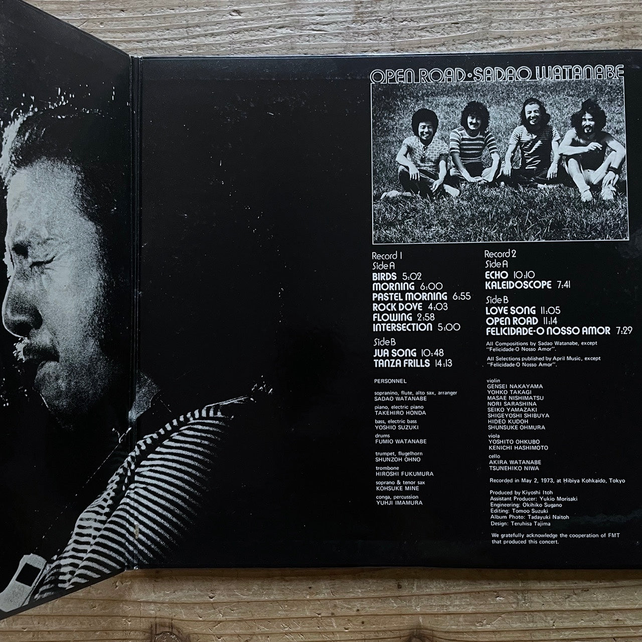 SADAO WATANABE / OPEN ROAD (2LP) - Japan CBS/SONY Original LP Spiritual Jazz Funk SOPJ-43/44